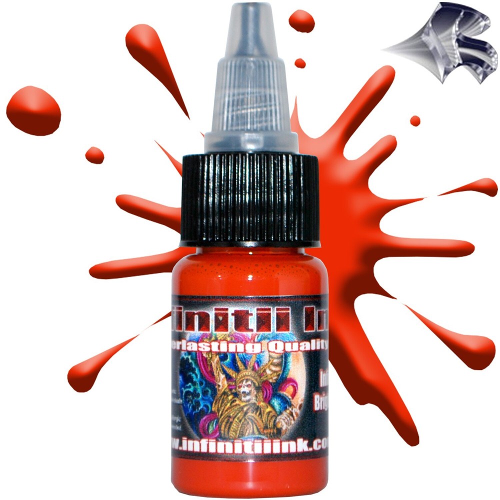 Infinitii Bright Orange Tattoo Ink 1/2 oz