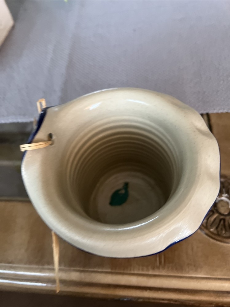Williamsburg Pottery Candle Keeper Crock