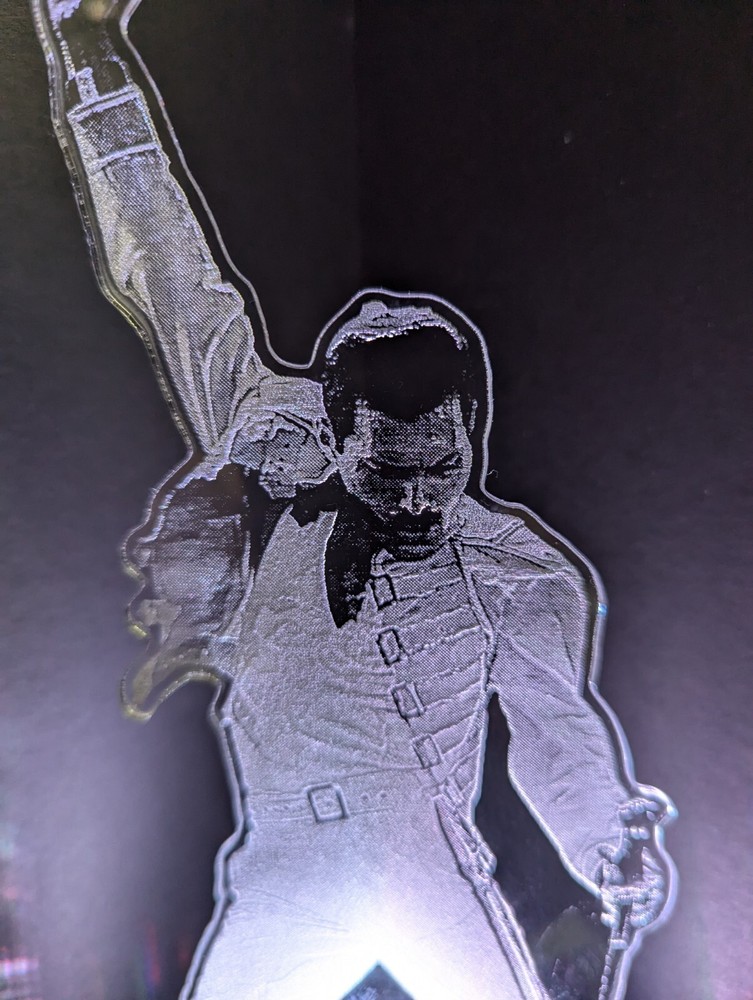 Freddie Mercury Large L.E.D. Sign Display
