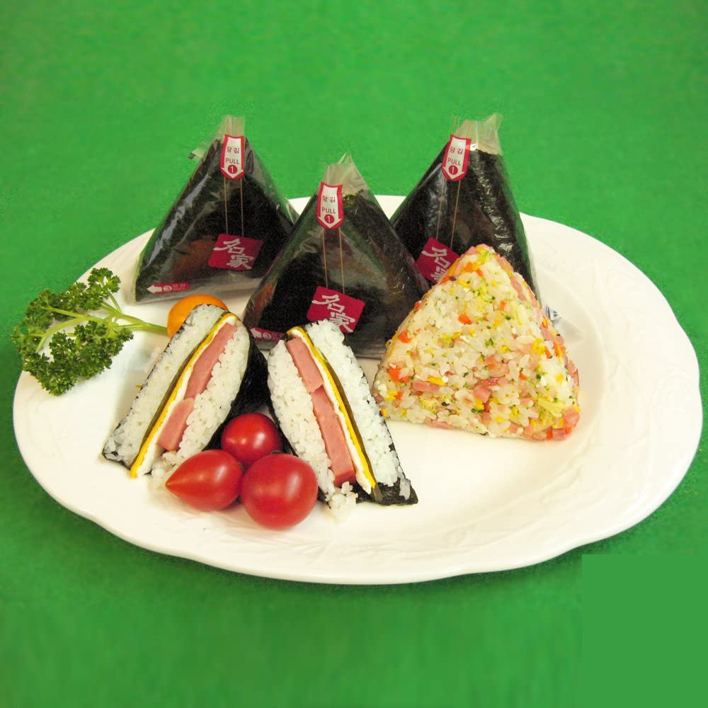 Kaneyama Seaweed Wrappers for Triangular "Onigiri" Rice Ball (50 Sheets Refill)
