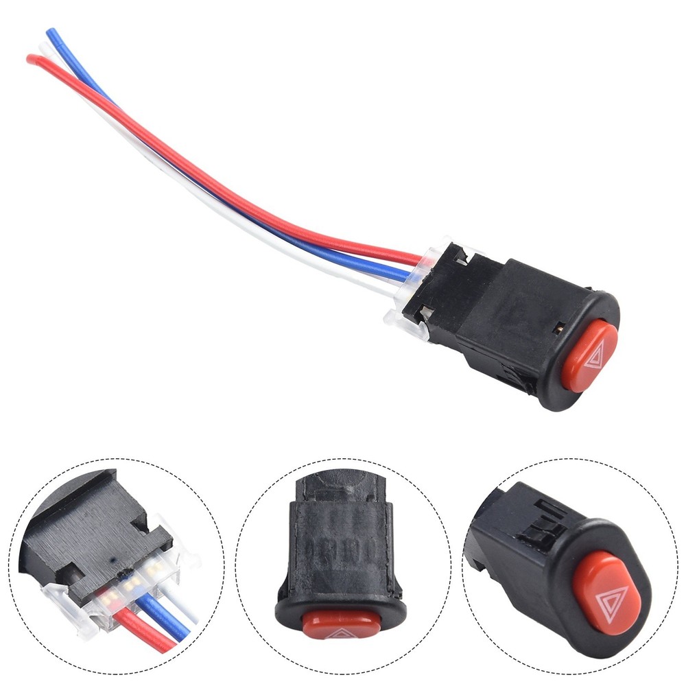 Switch Plastic Scooter 40x25mm Accessories Double Flash Lamp