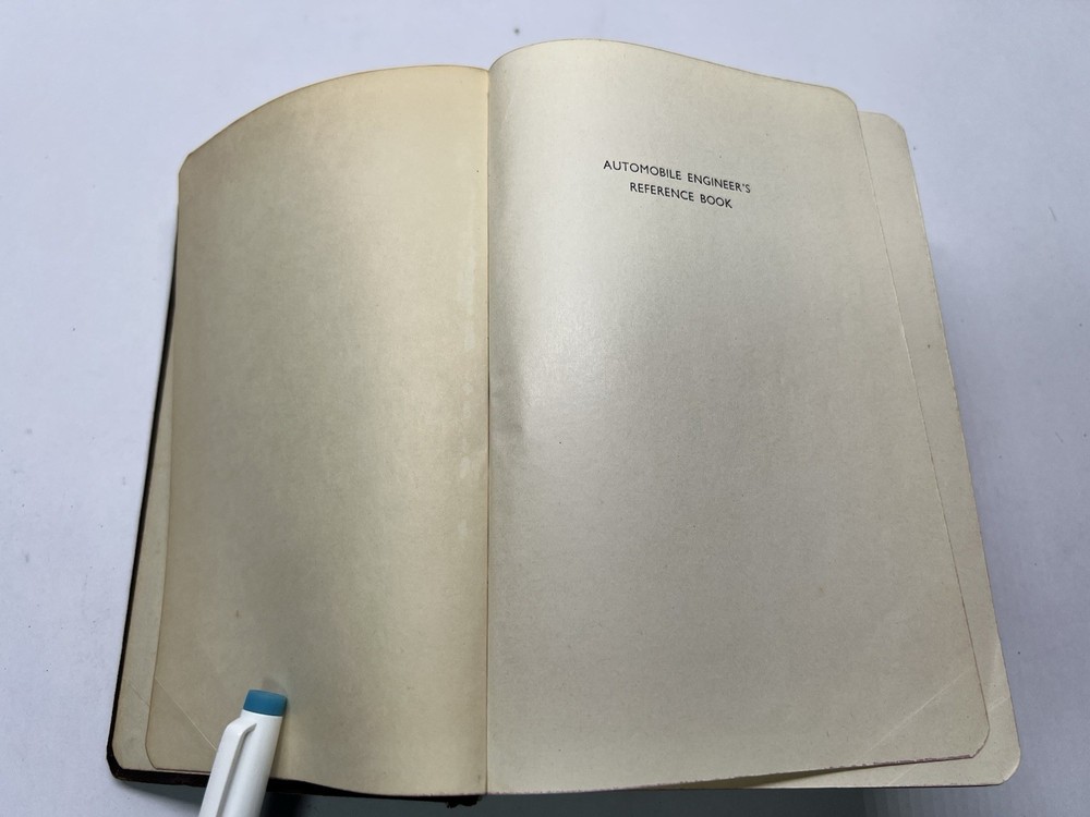 Vintage 1959 Automobile Engineer's Reference Book Newnes