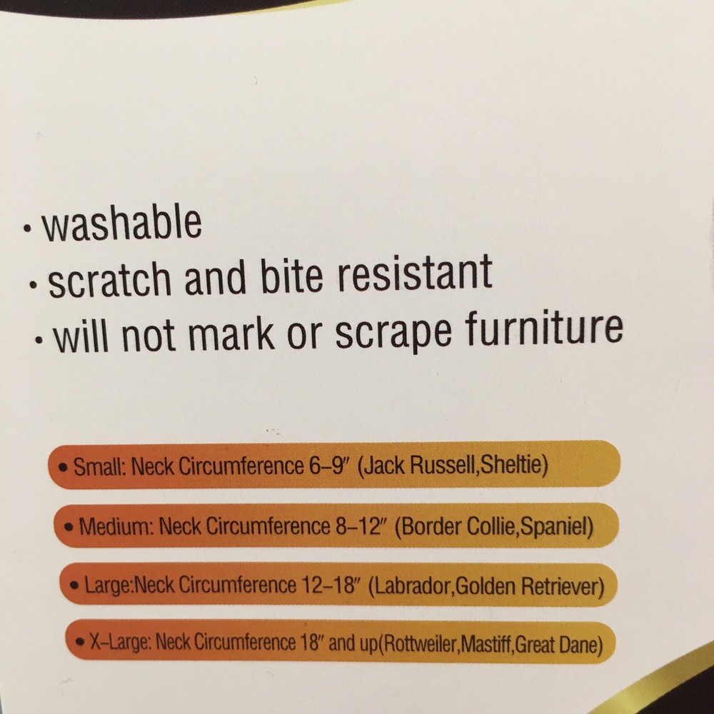 Bencmate Inflatable Collar Size Medium Washable Scratch & Bite Resistant