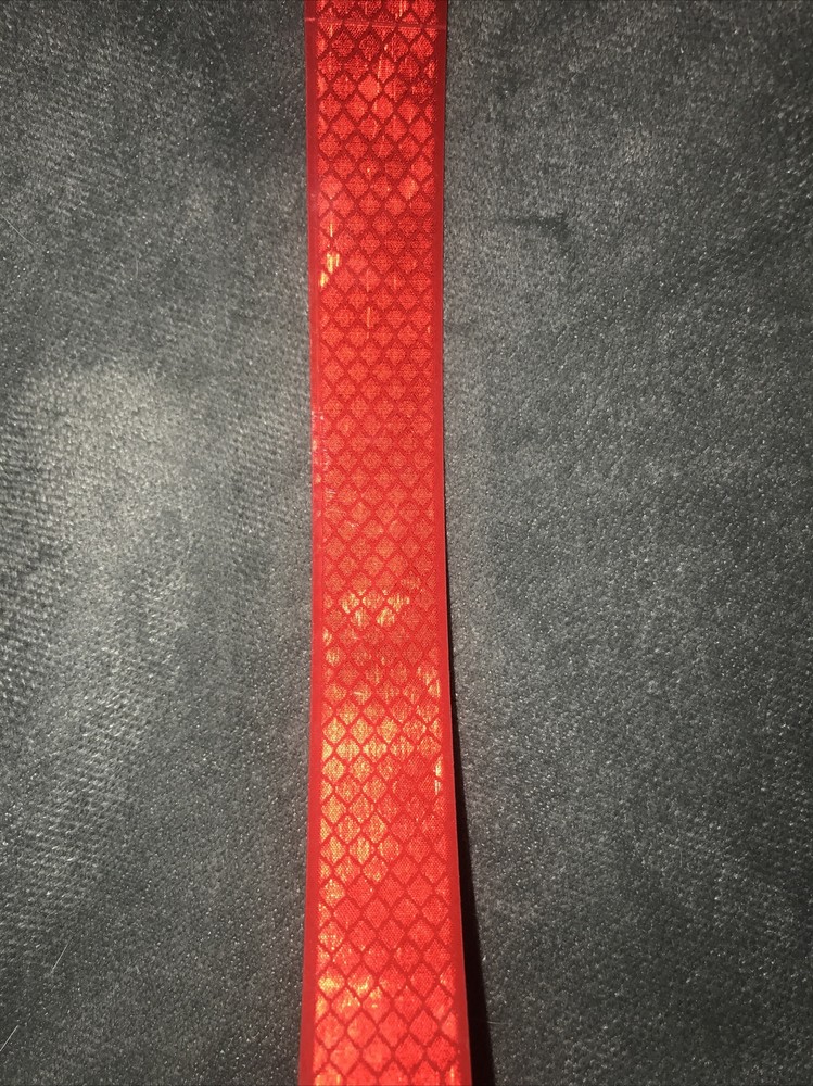 1" RED Class 2 Reflective DOT Safety Tape Adhesive Sticker