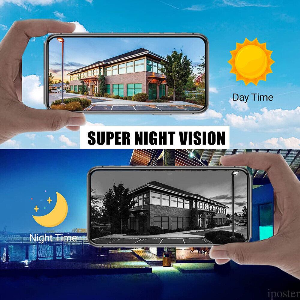 WiFi Backup Camera Magnetic Base Battery Powered Sonix App HD For iPhone/Android