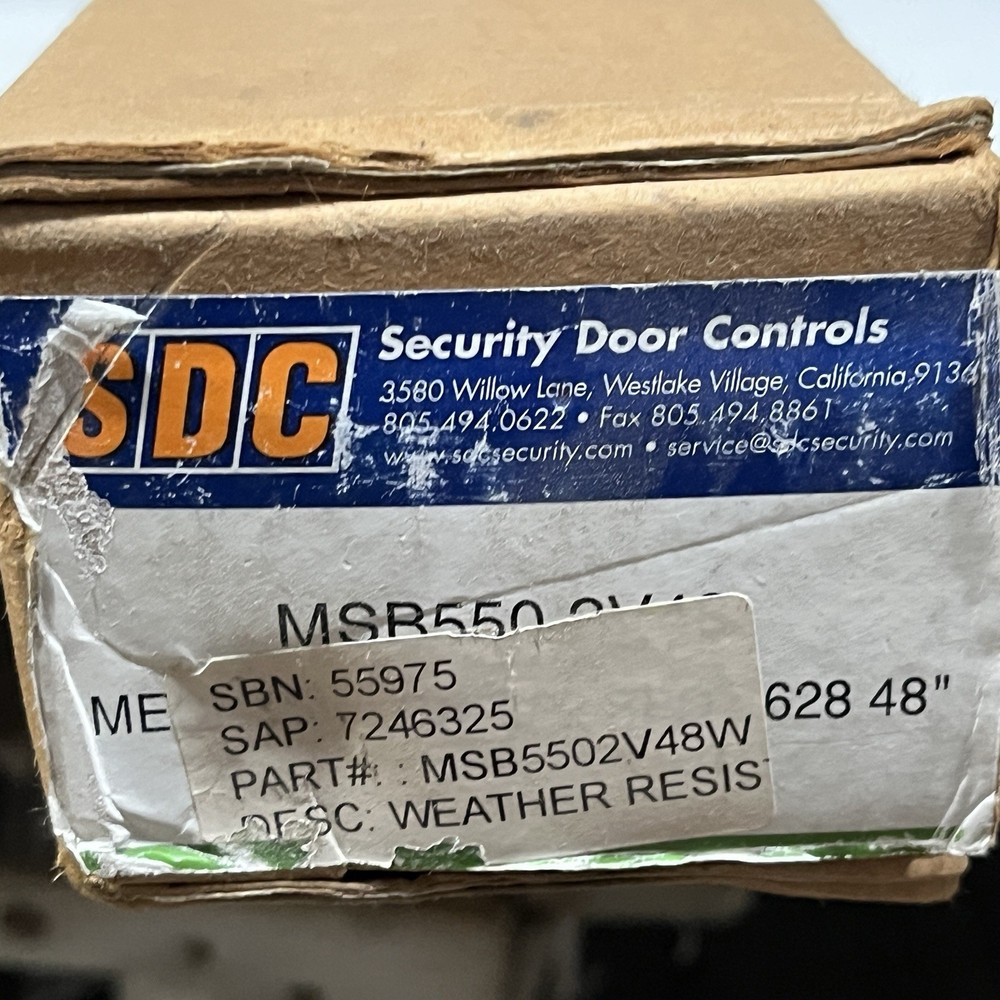 NEW!! SDC Request-to-Exit Non-Latching Switch Bar for 48" Doors - MSB5502V48