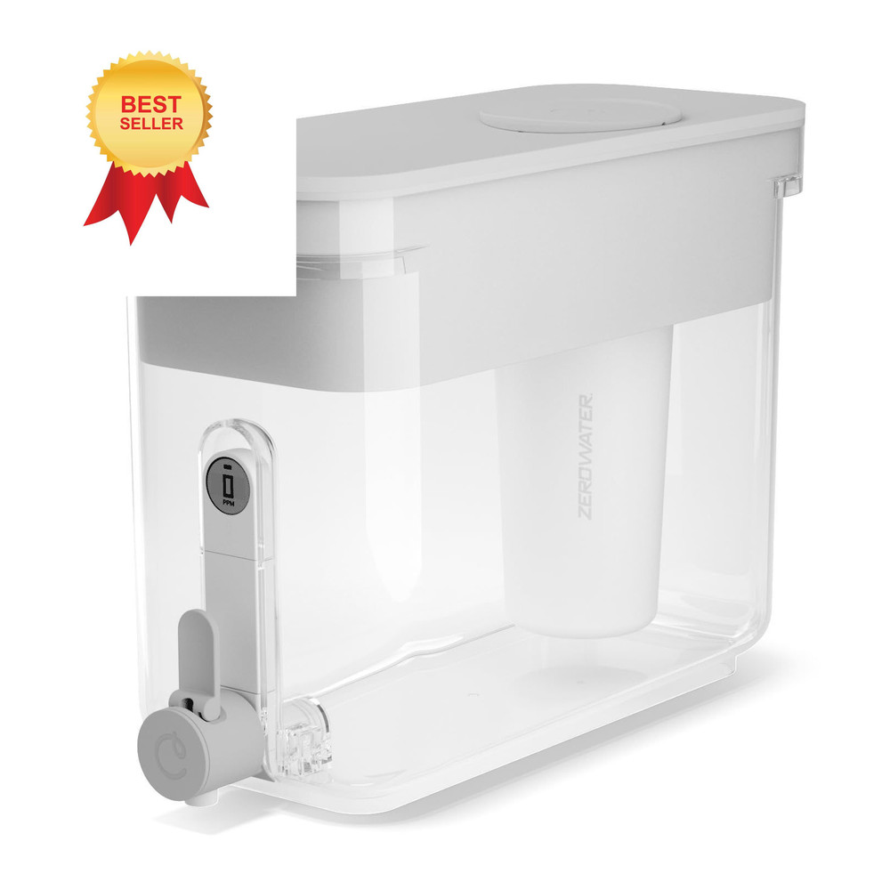 Culligan with ZeroWater Technology 33-Cup Water Filter Dispenser – White