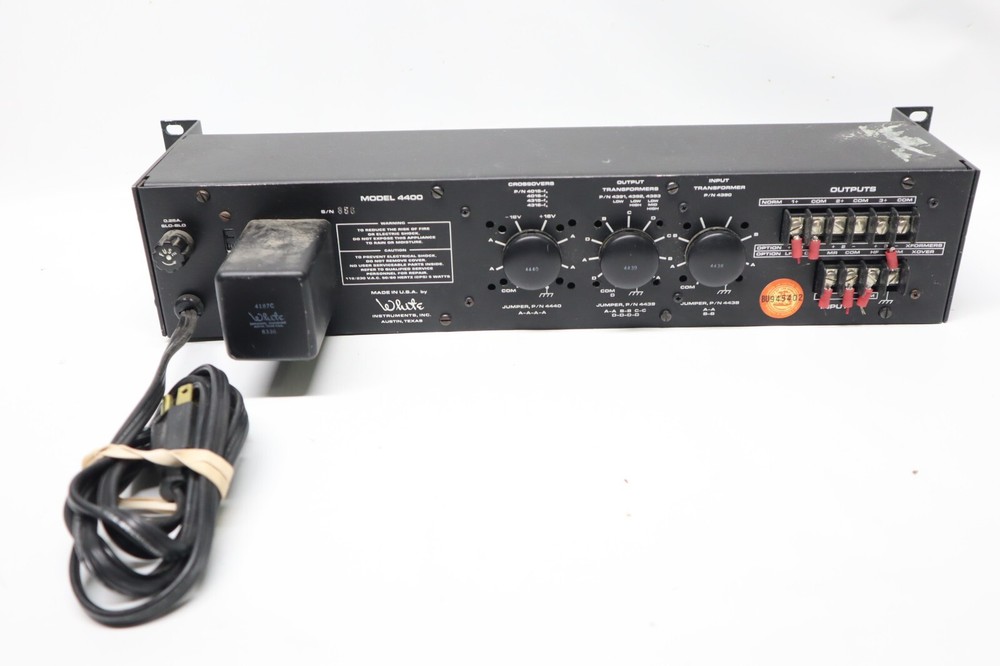 White Instruments series 4400 28 BAND EQUALIZER