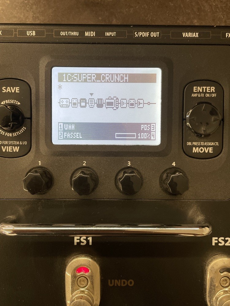 Line 6 POD HD500 Multi-Effects Guitar Pedal Processor – Working Condition