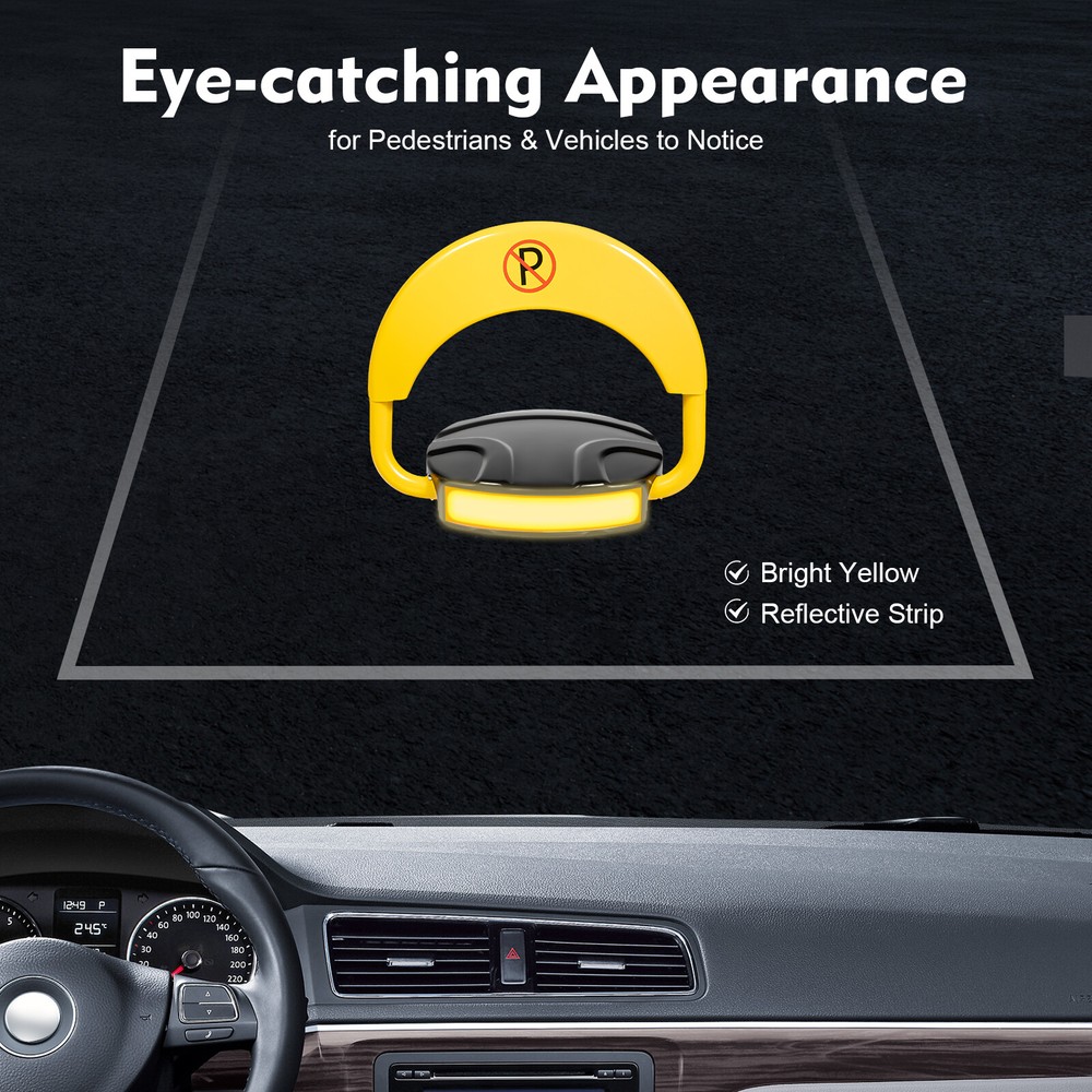 Automatic Car Parking Lock Barrier Remote Control Parking Spot Lock Waterproof