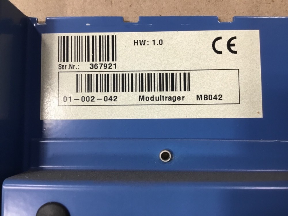 Sigmatek 01-002-042 Card Rack Backplane Chassis MB042 #43F57