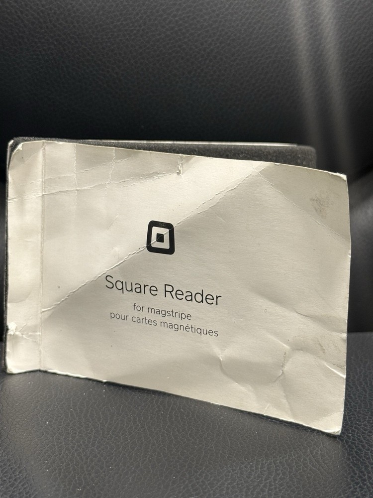 Square Reader Lightning Credit Card Swipe Reader For iPhone Untested
