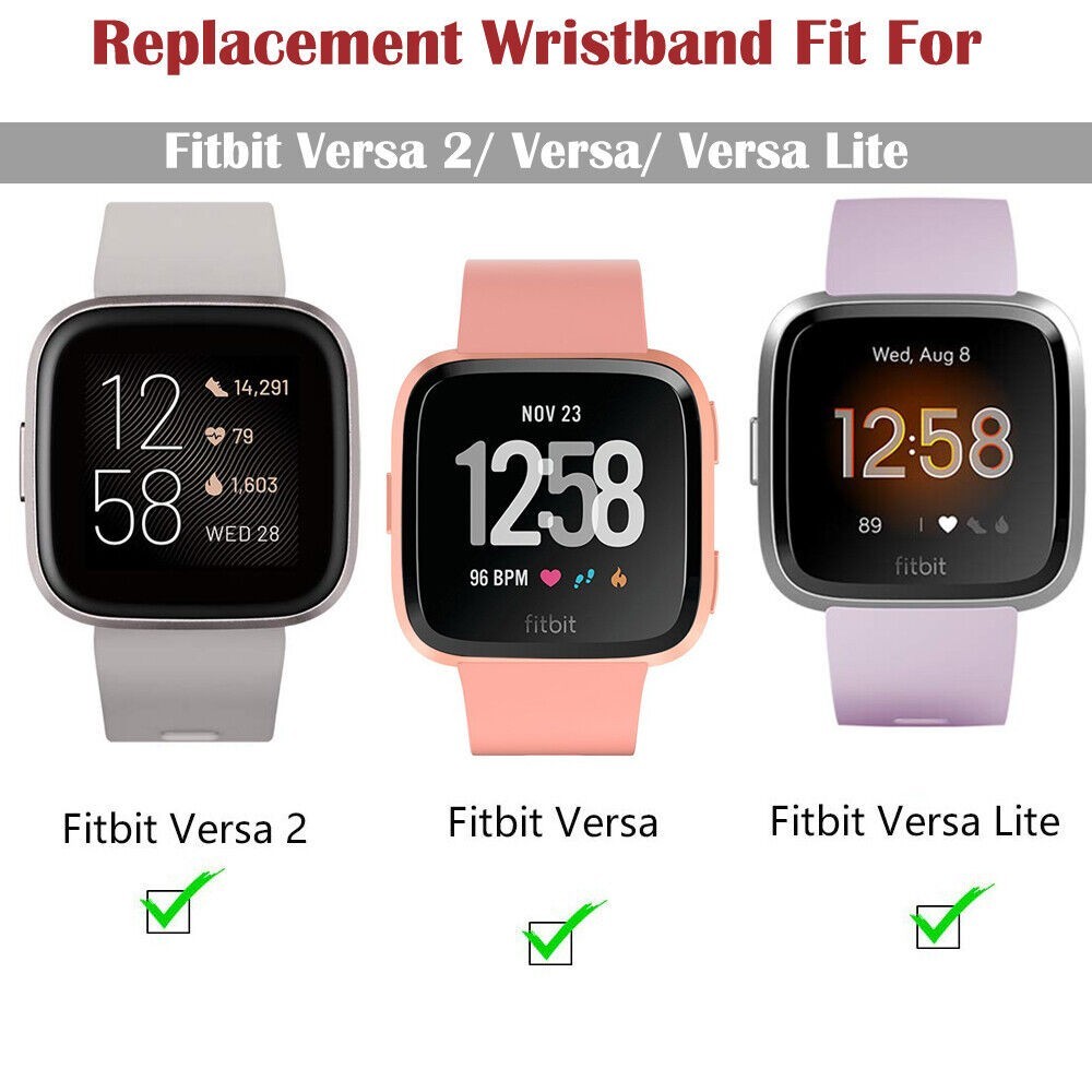 NEW OEM Fitbit Versa 2 Versa Lite Versa1 Replacement Strap Wristband L Sizes