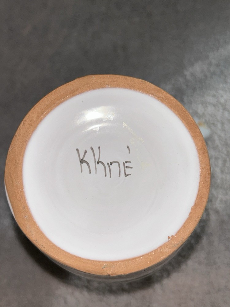 Modes Art Pottery Water Jug with Handle