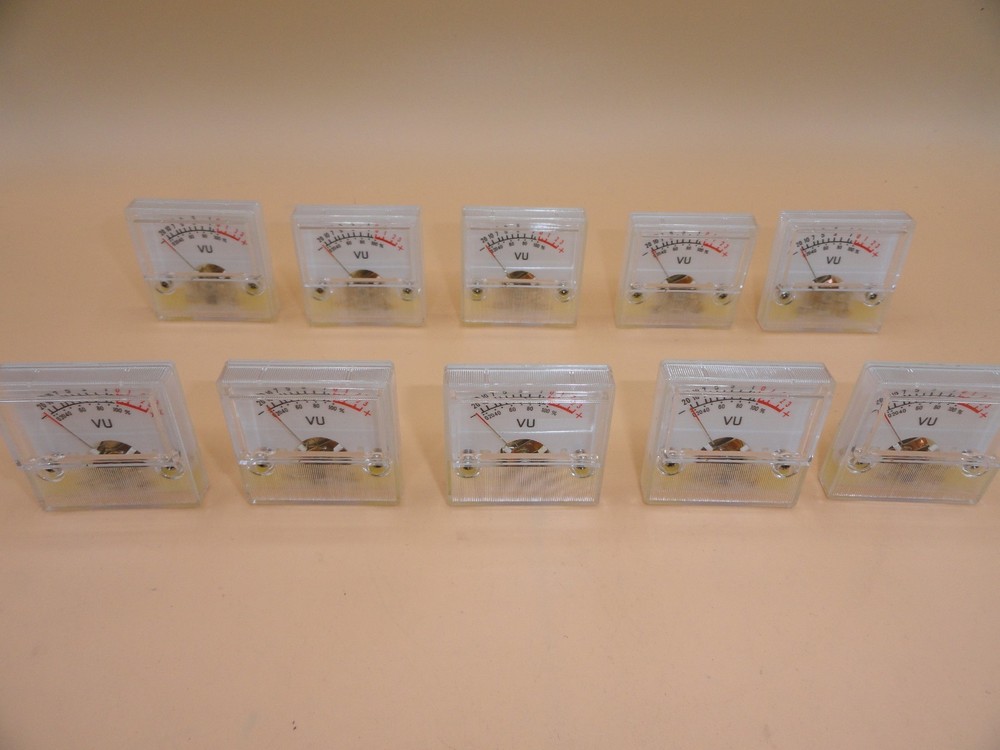 VU PANEL METER (LOT OF 10) STYLE B