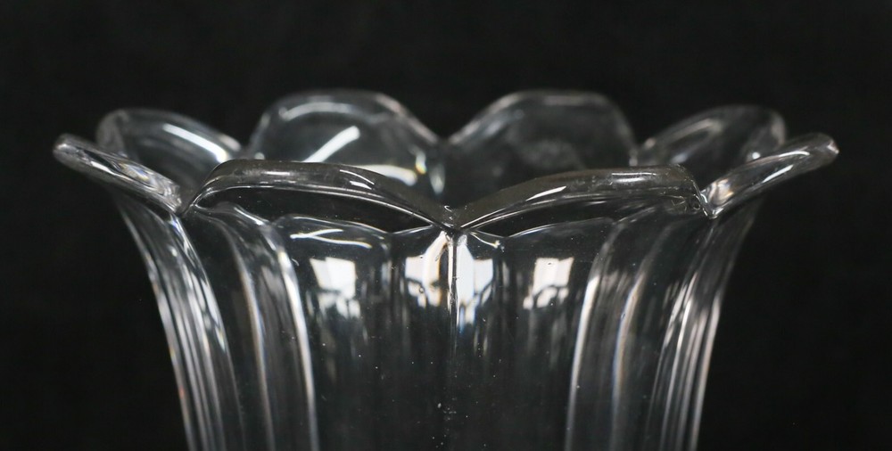 3 Pieces Pressed Glass