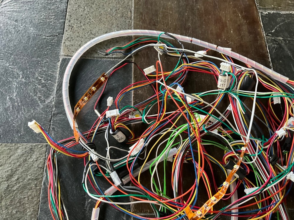 Systems Cube 3D Printer Multiple Screws and wire connectors