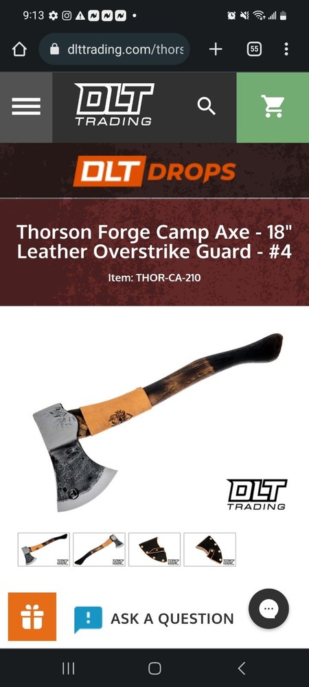 Thorson Forge axe