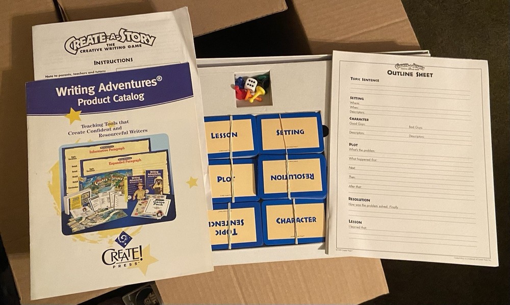 Create A Story Creative Writing Game And Workbook/Journal