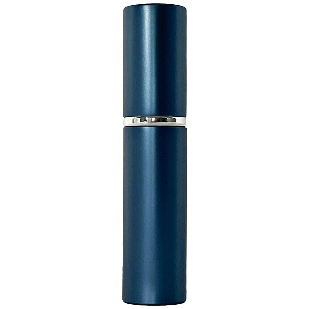 6ml 0.20oz Empty Perfume Spray Bottles Silver Atomizer Blue Casing Refillable