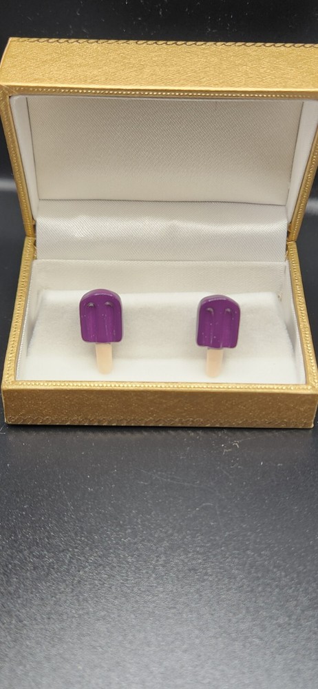 Popsicle cufflinks