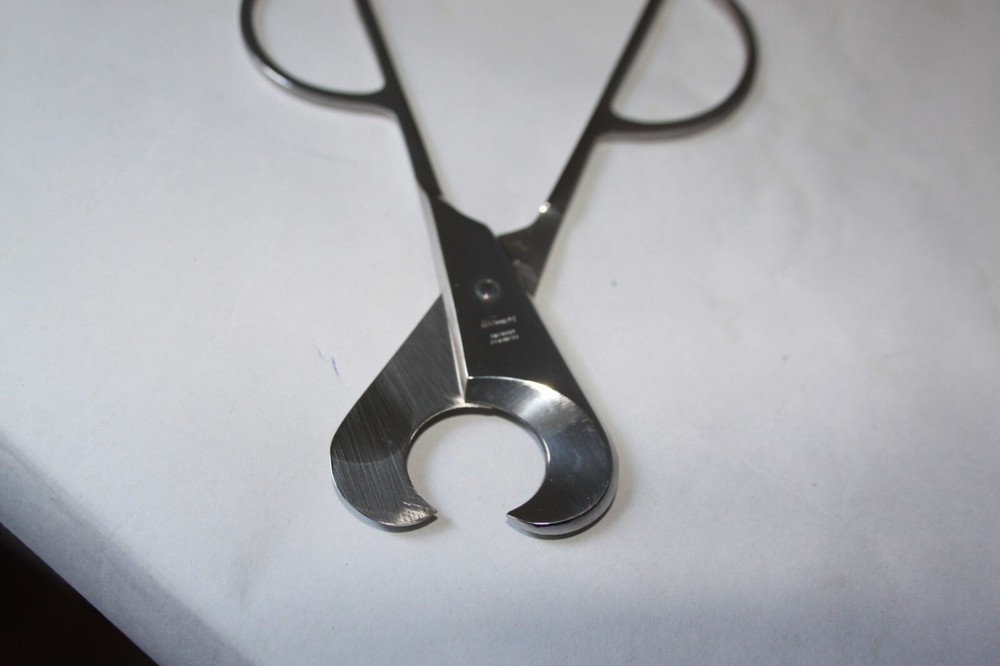 2 German Solingen Steel Cigar Scissors