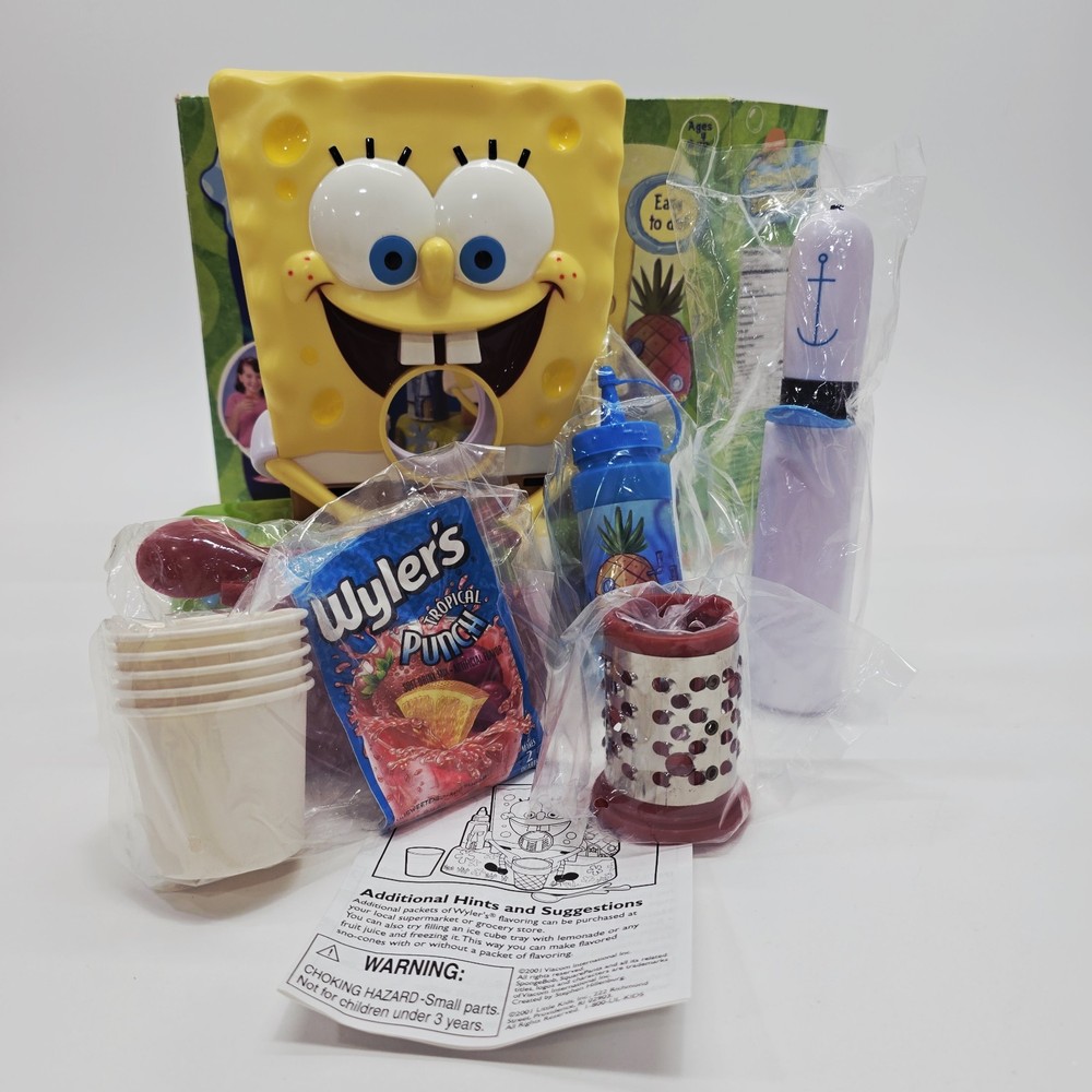 2001 SpongeBob Squarepants Sno-Cone Maker - Unused
