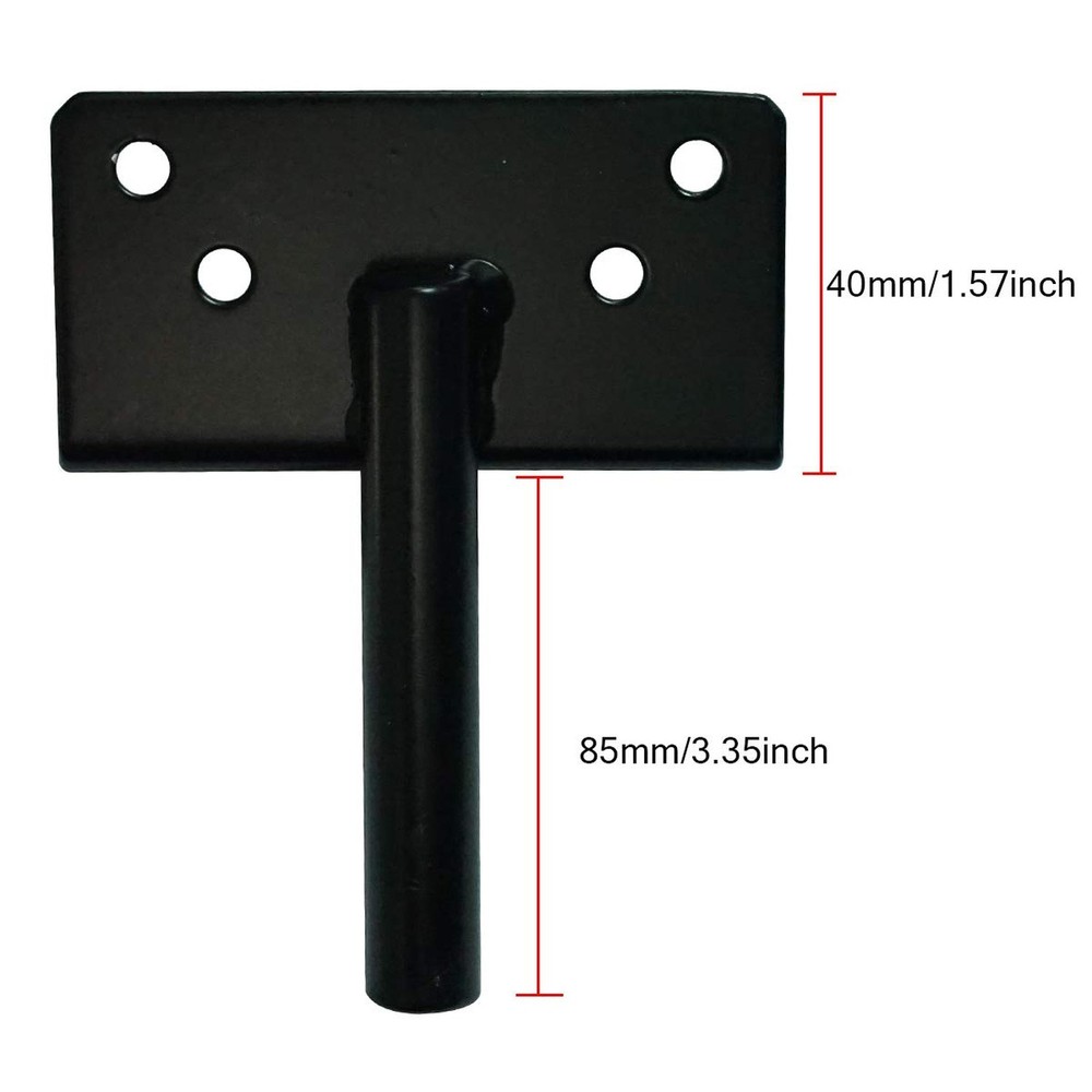 Self-Locking Gate Latch Heavy Duty Post Mount Automatic Gravity Lever Wood/PV...