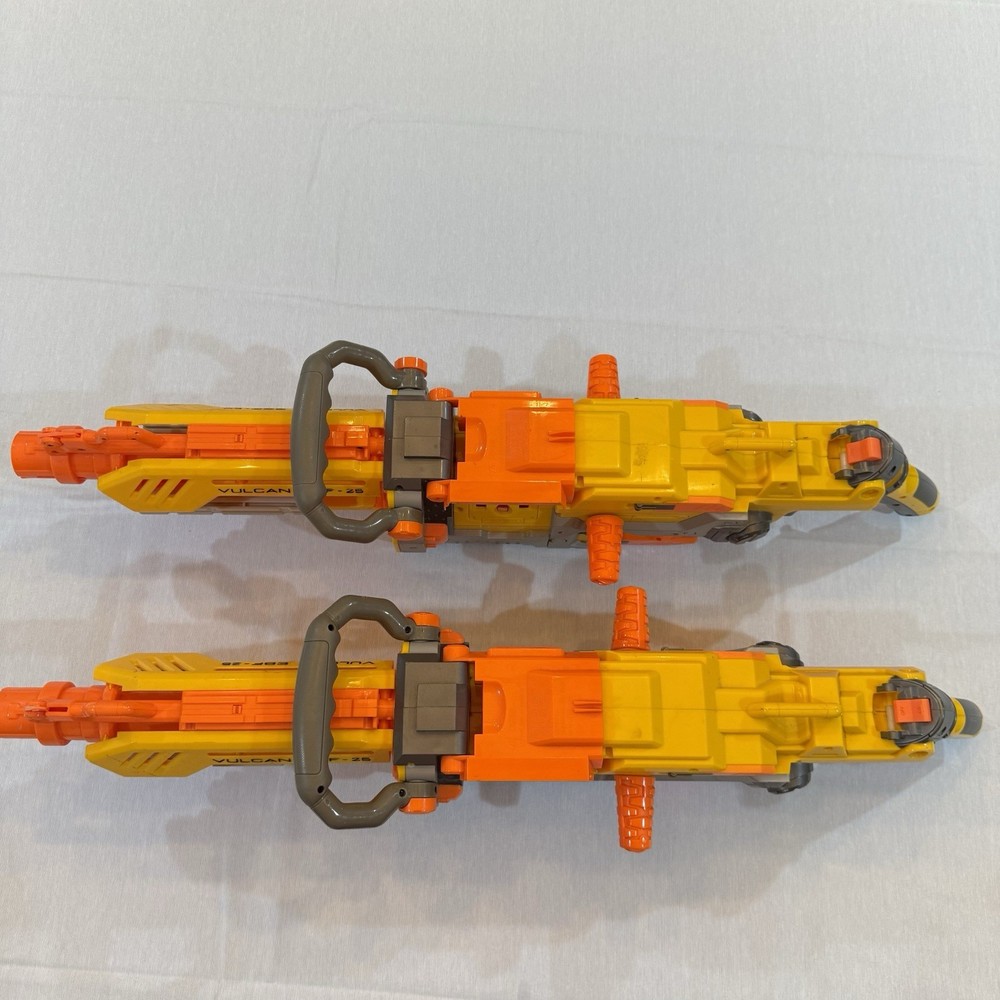 Nerf Vulcan EBF 25 Blaster Dart Gun Untested Missing Battery Tray