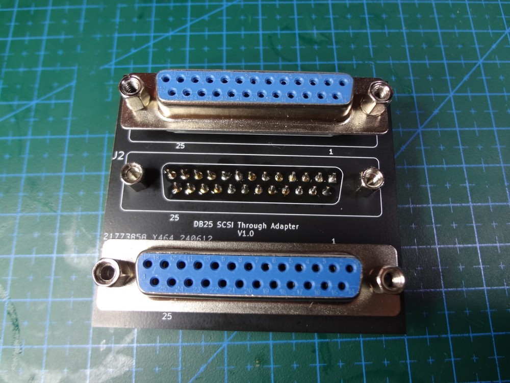 SCSI DB25 Splitter double adapter - Turn one DB25 connector into two
