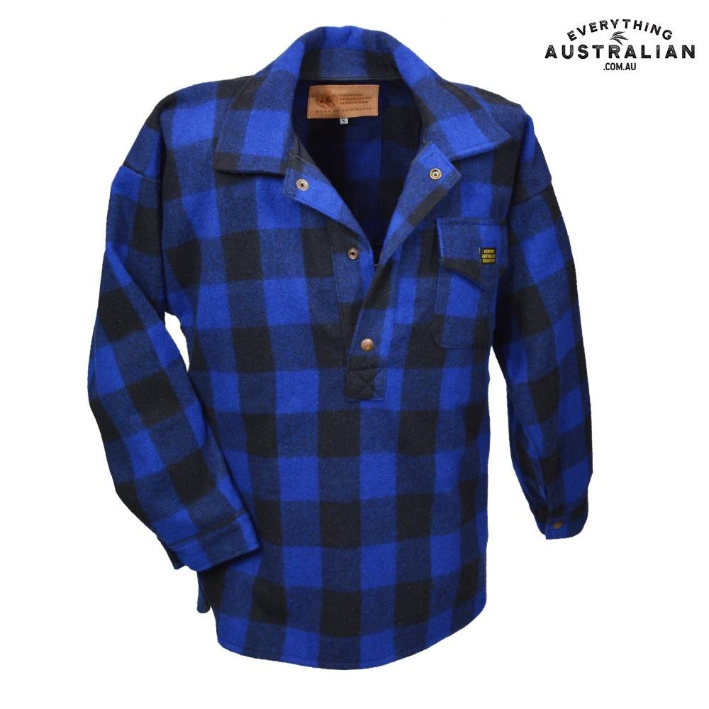 G.A.B. Bush Shirt Half-Open Navy