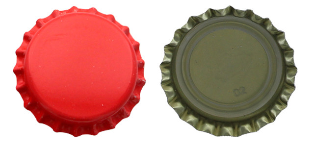 Crown Caps With Oxy-Liner - Case of 10,000 Caps Red