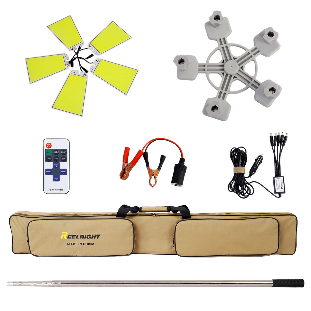 Camping Light LED Work Light Remote Control 15000 Lumen with Extendable Tripod
