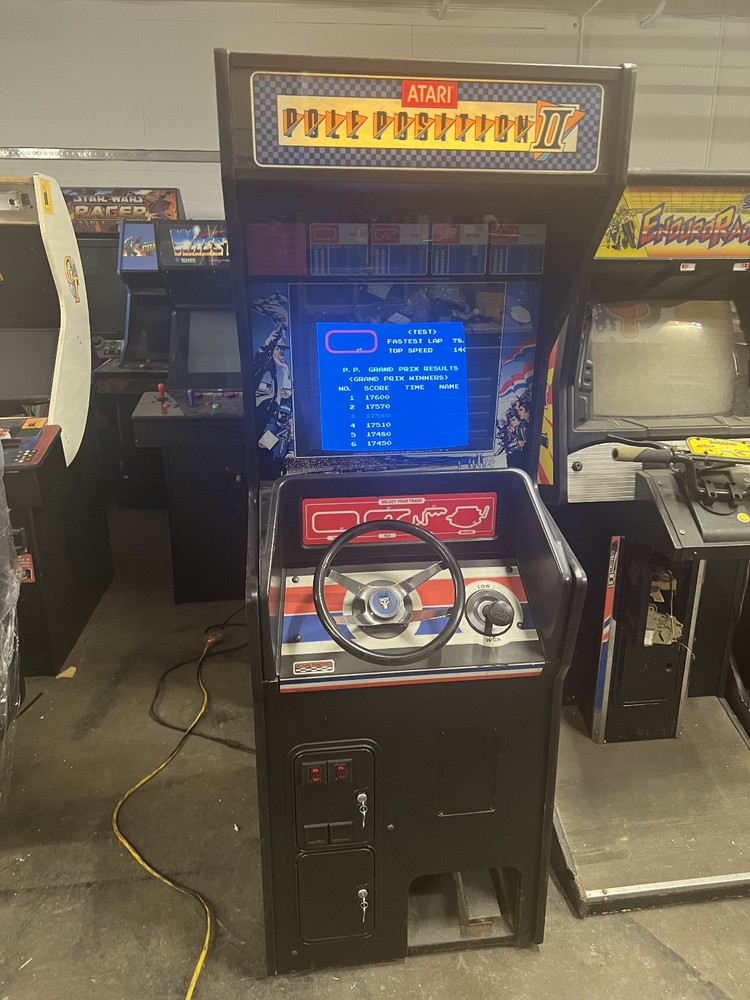 POLE POSITION ARCADE MACHINE by ATARI 1982 (EXCELLENT CONDITION)