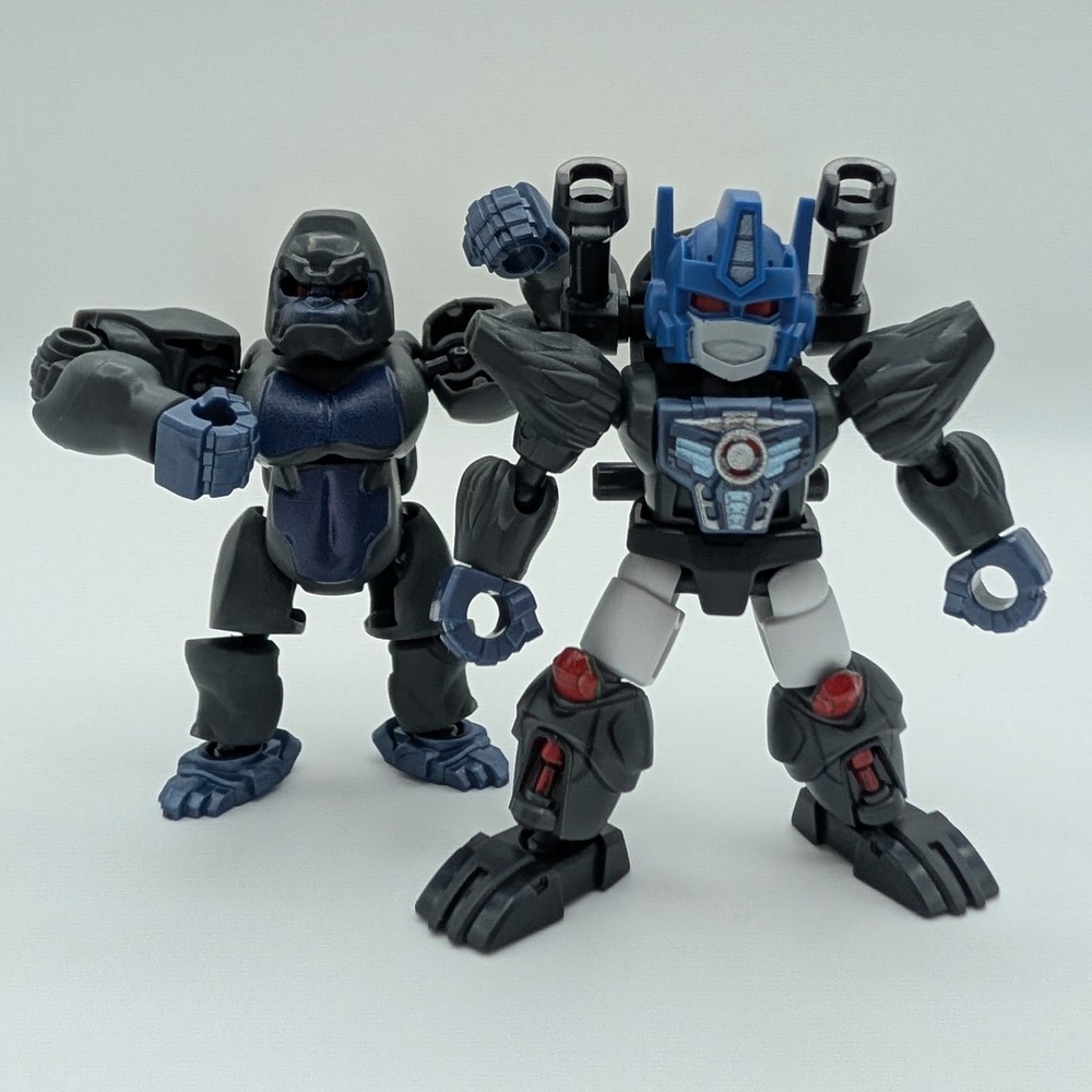 COMBO Blokees Transformers Defender 6 Beast Wars Optimus Primal & Beast Mode