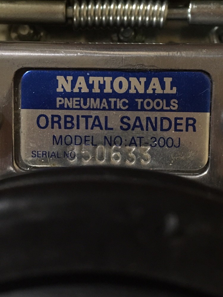 NATIONAL PNEUMATIC TOOLS ORBITAL SANDER JITTERBUG