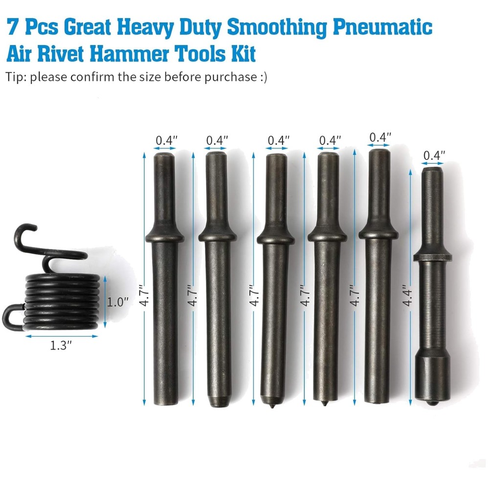 Heavy Duty Air Rivet Hammer Tools Kit