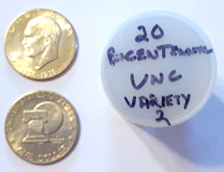 Roll uncirculated IKE bicentennial dollars (Type 2) (*REDUCED*)