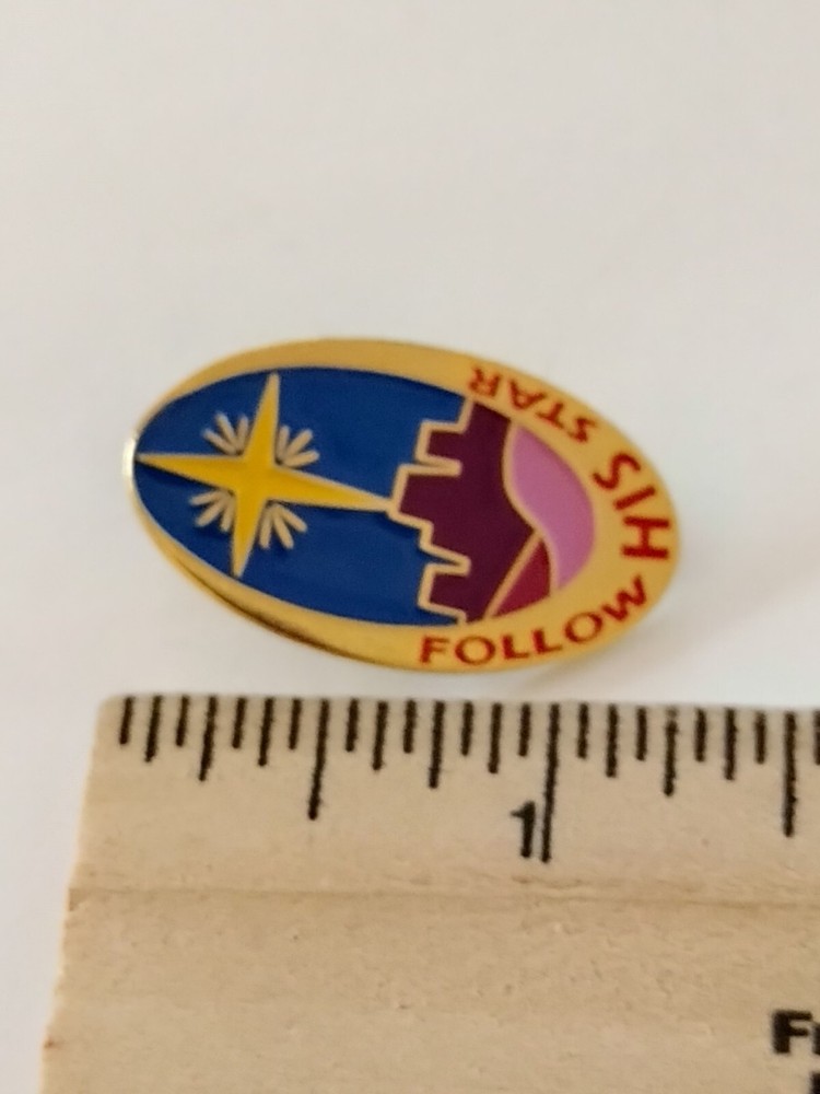 Follow HIS Star Lapel Tack Pin