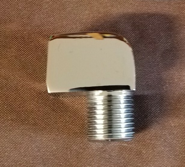 Shower Outlet Elbow Chrome With Wall Flange