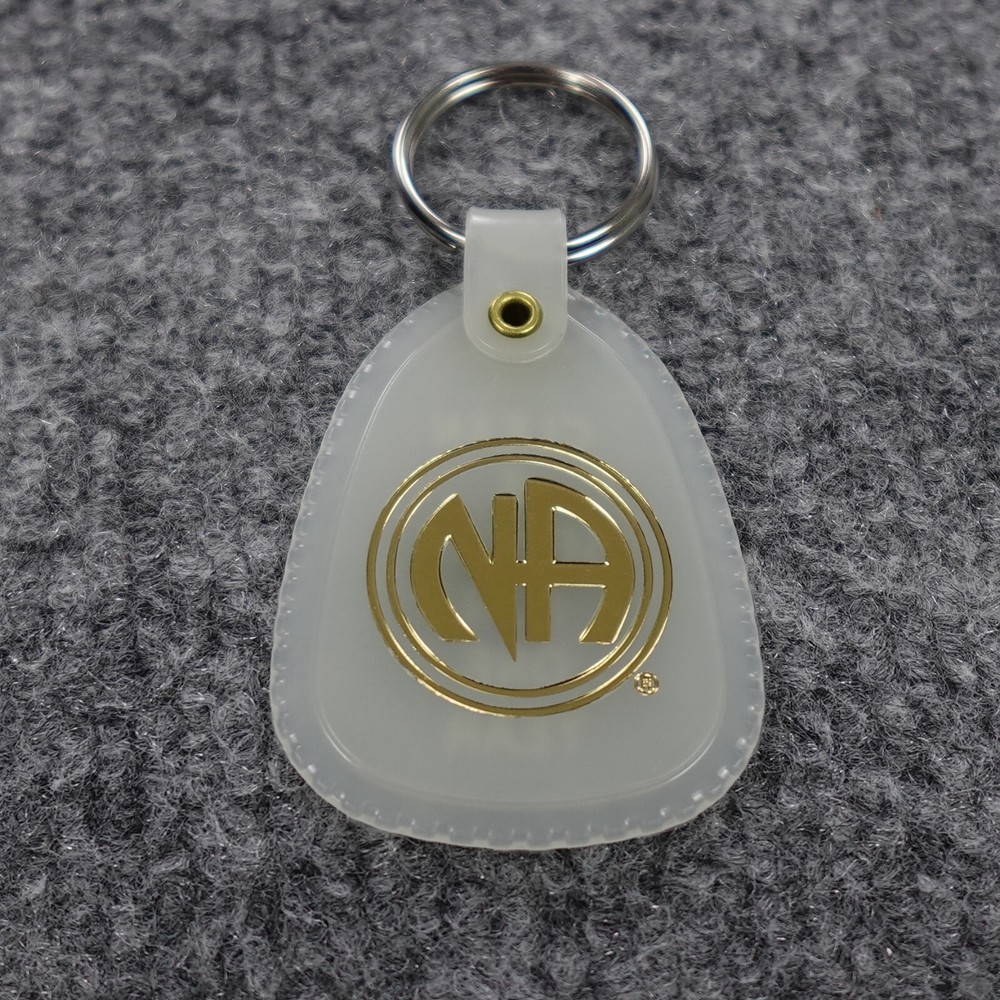 Narcotics Anonymous Key Tag Moonglow 1 Year Clean Time NA Keytag Keychain JFT