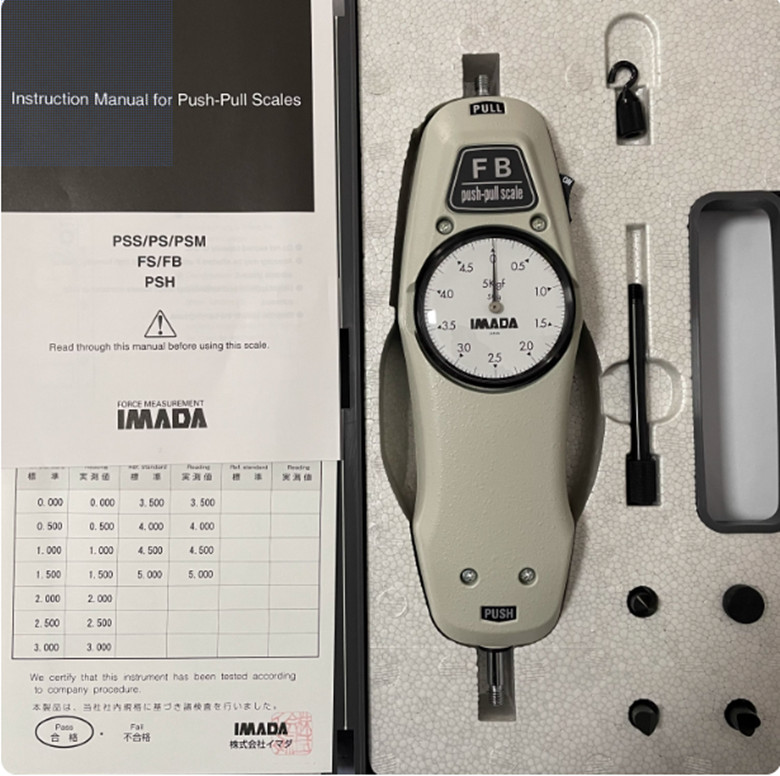 1pcs NEW IMADA push-pull meter FB-5K 5KG