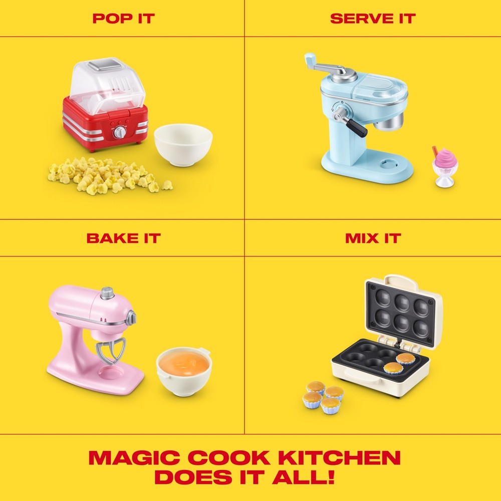 Mini Brands Really Works Magic Cook Kitchen Capsule Series Miniature, 2 Pack