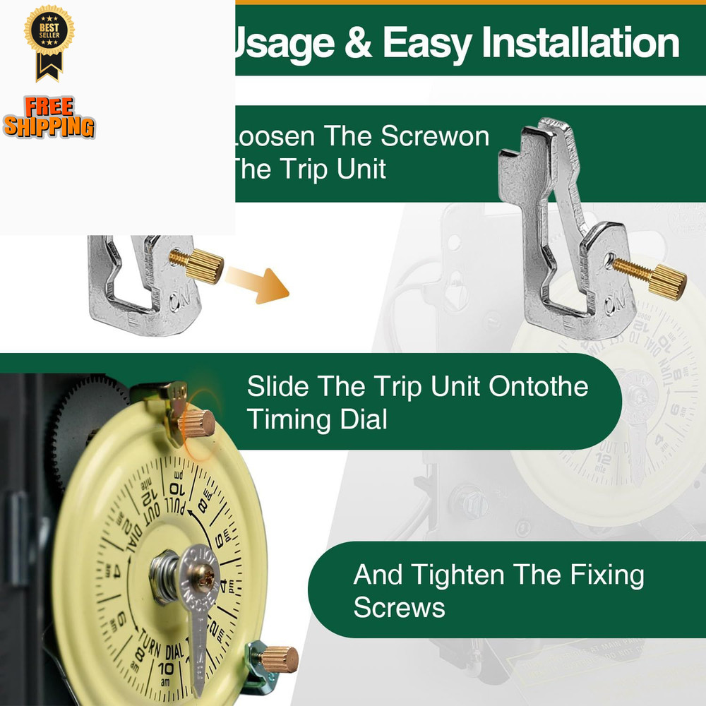 4 Pcs Pool Timer On Off Clips, Compatible with 156T1978A Intermatic 2set S/G