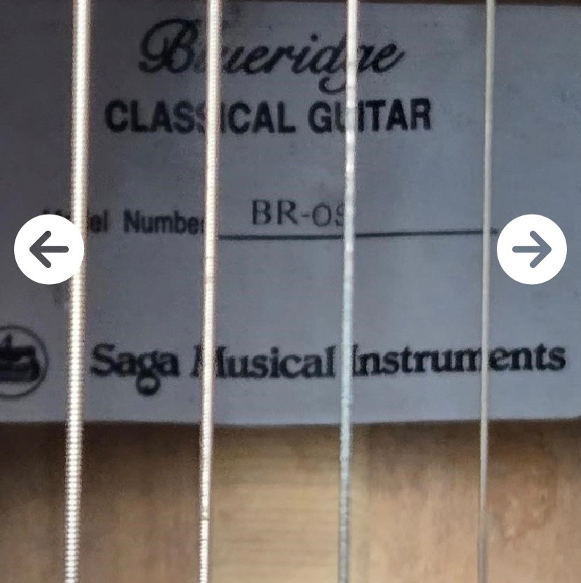 Blueridge Classical Guitar BR-OS