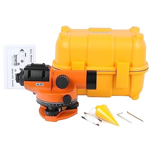 Automatic Optical Level 32X with Self-Leveling Magnetic Dampened Compensator