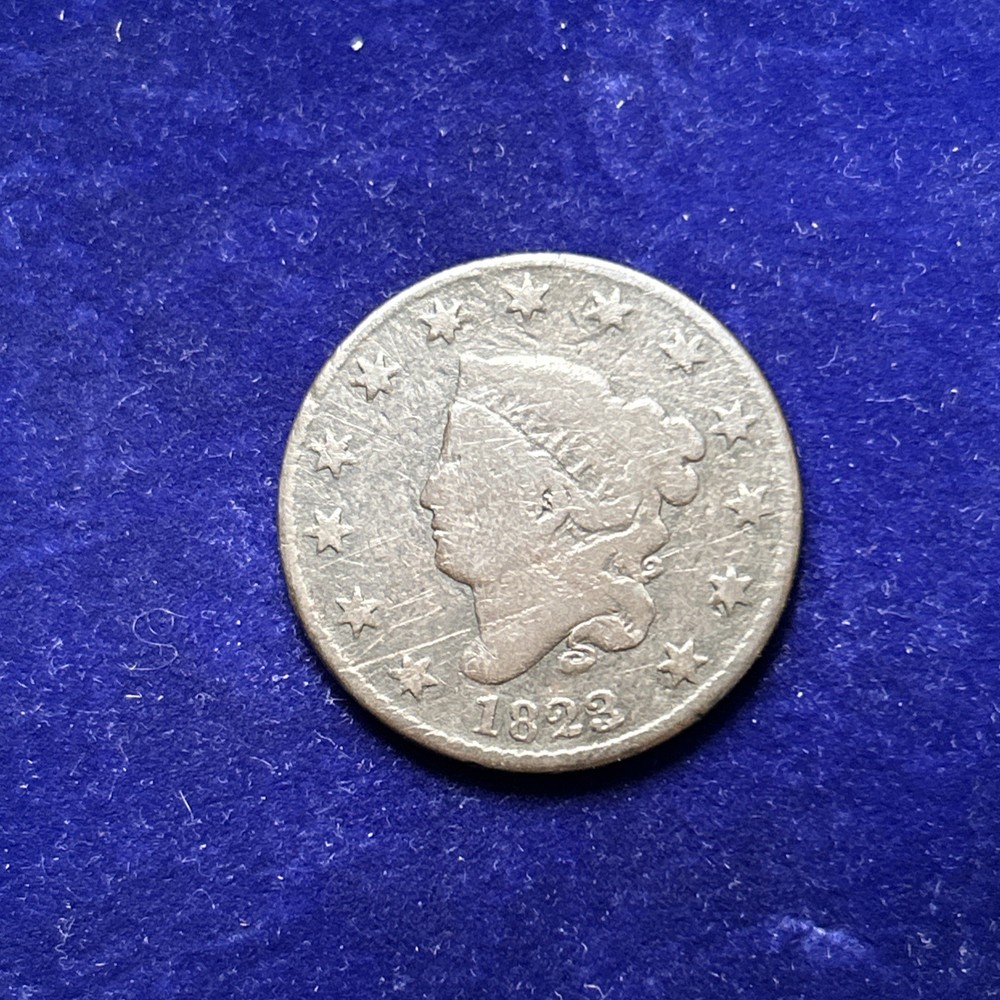 1823/2  LARGE CENT  NICE DETAIL KEY DATE #QA2048