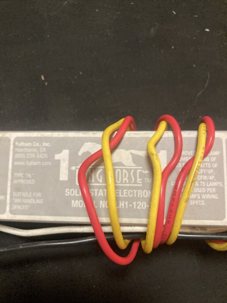 Fulham’s Work Horse 1 solid stat electronic ballast LH1-120-L