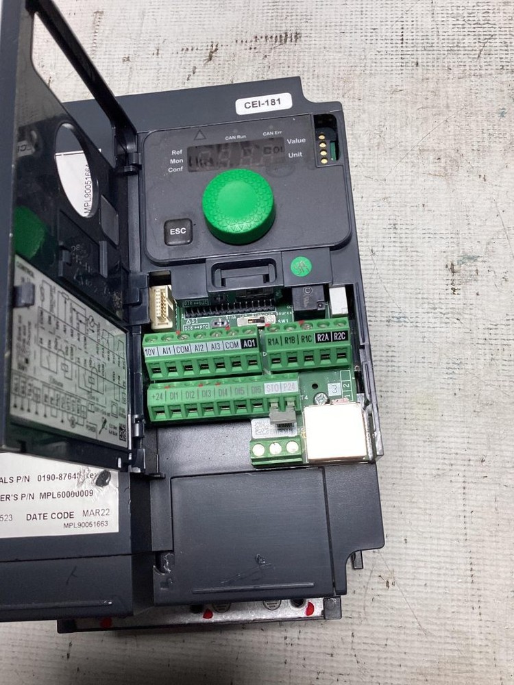 Schneider Electric Controller Panel 0190-87648