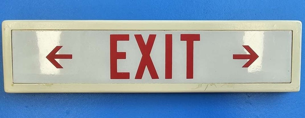 Airplane Exit Sign